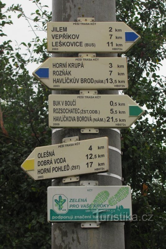 Signpost Lysá