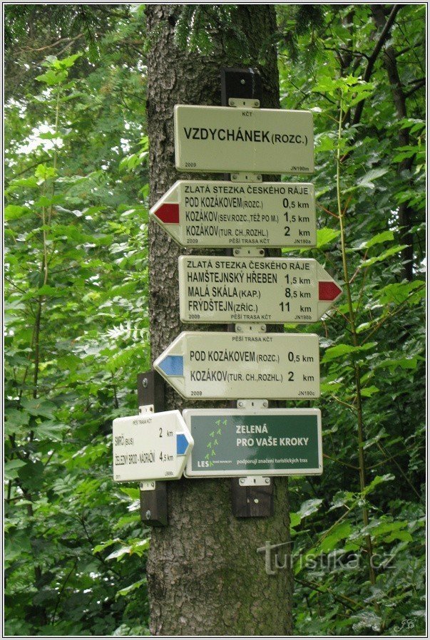 Signpost to Vzdychánek