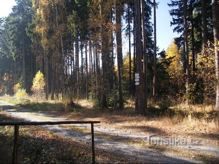 Táblatábla a pihenőhelyről