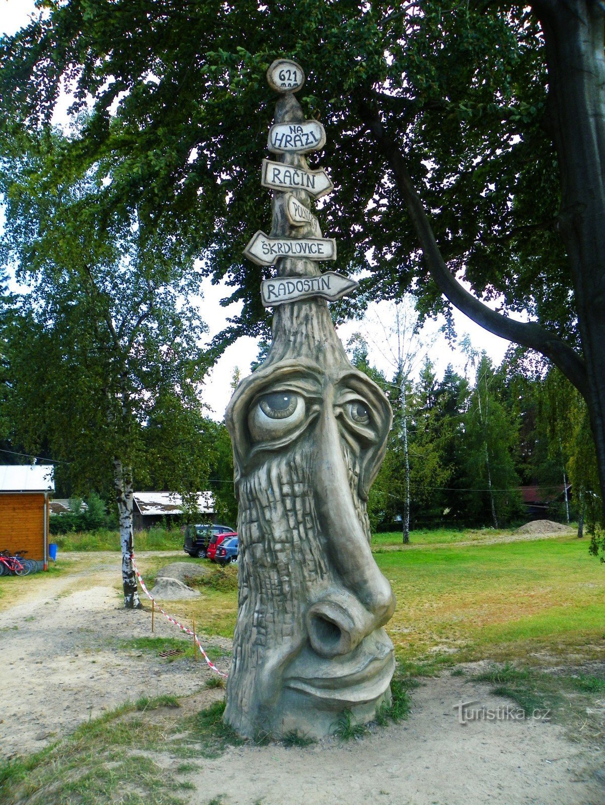 Signpost from Olšiak to Dářek