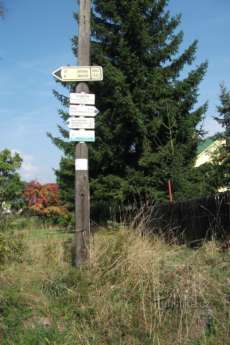 Sunny signpost