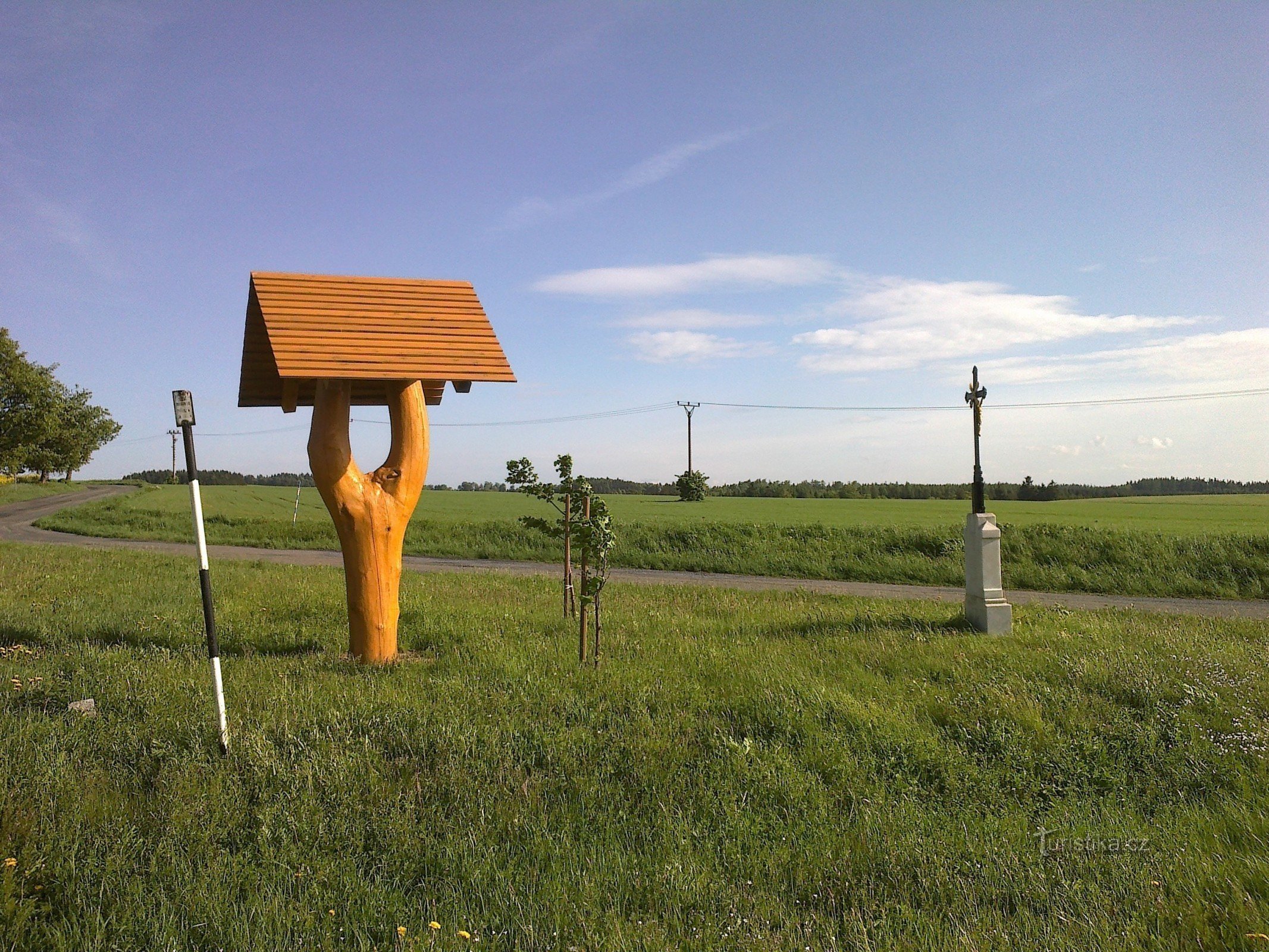 Signpost near Repech