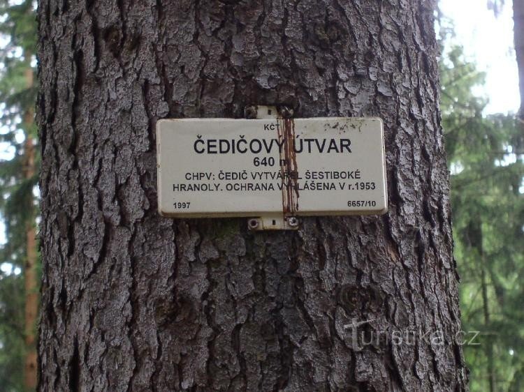 Signpost at the Rotava organ