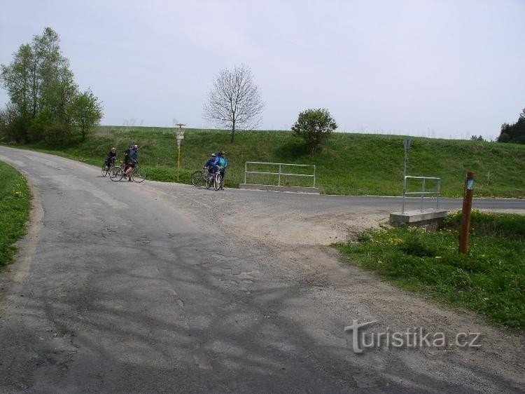 Wegweiser U Zahrádek