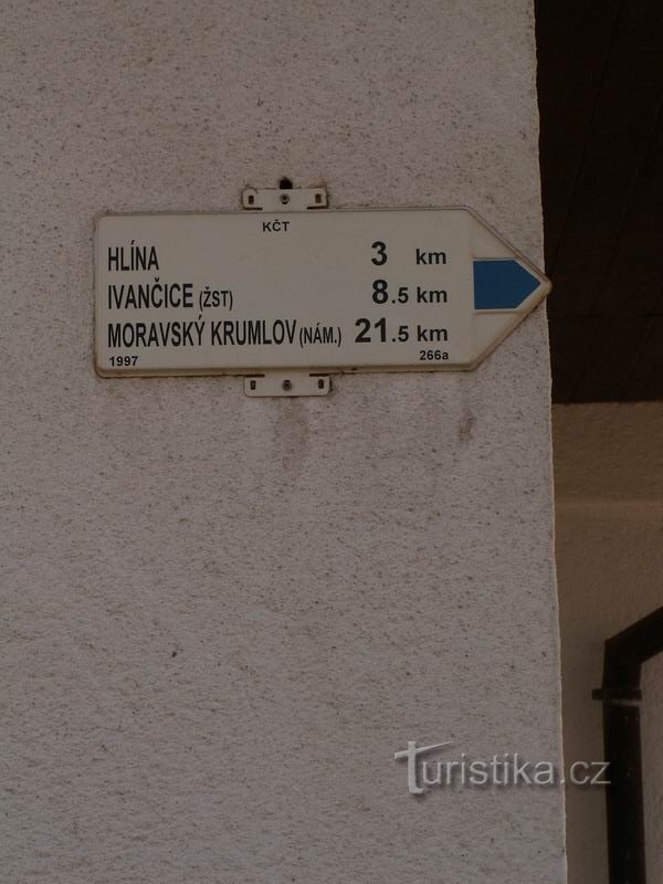 Signpost in Silůvky