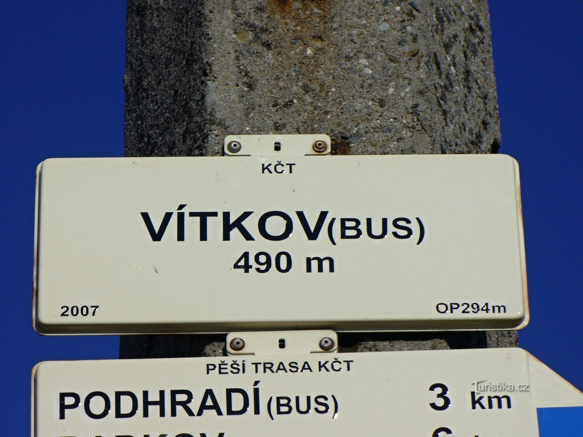 Указатель - Vítkov BUS