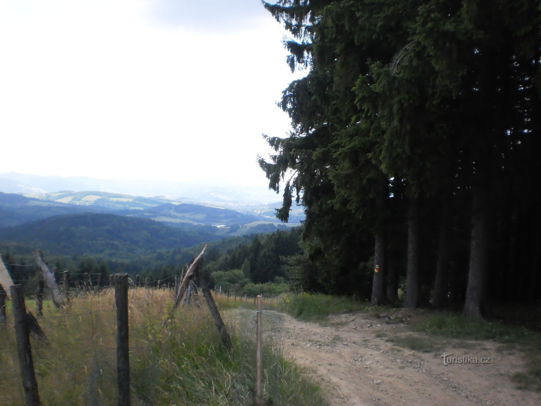 Vista dall'incrocio di Pod Vartovnou