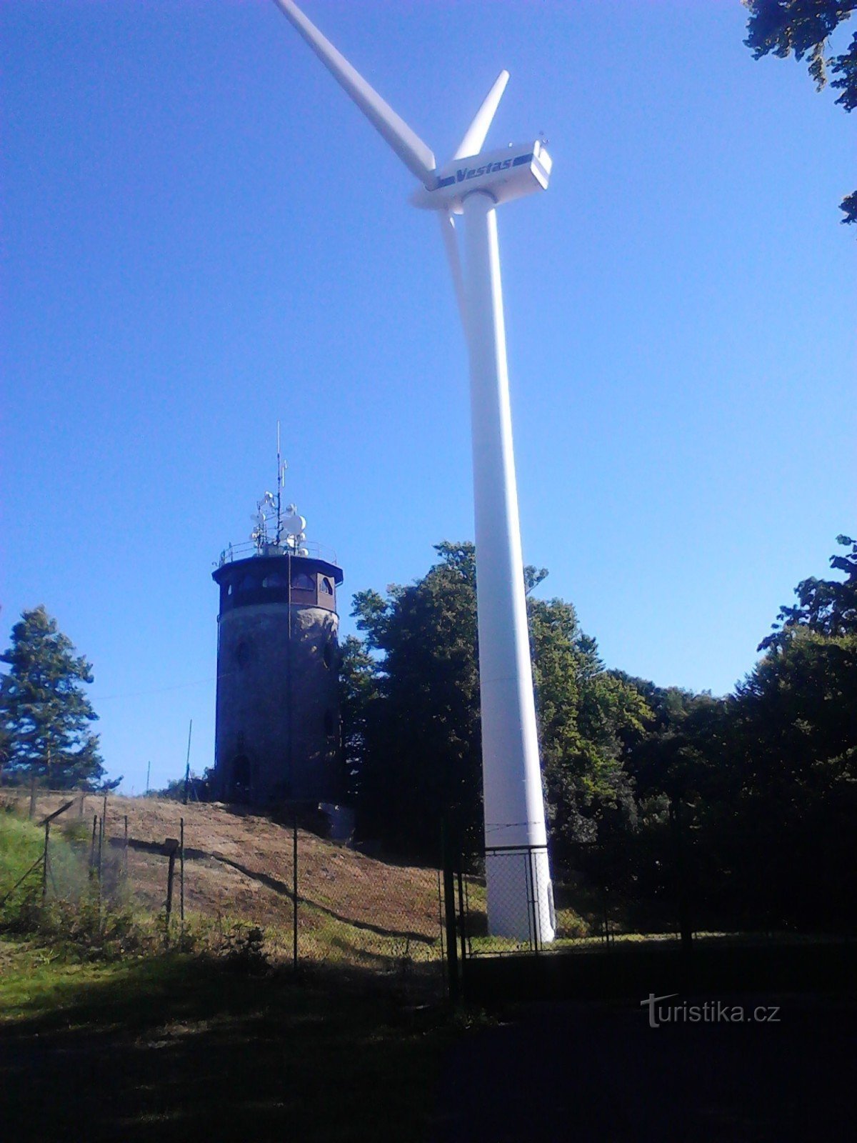 Torre de vigia e estação de energia em Hostýn