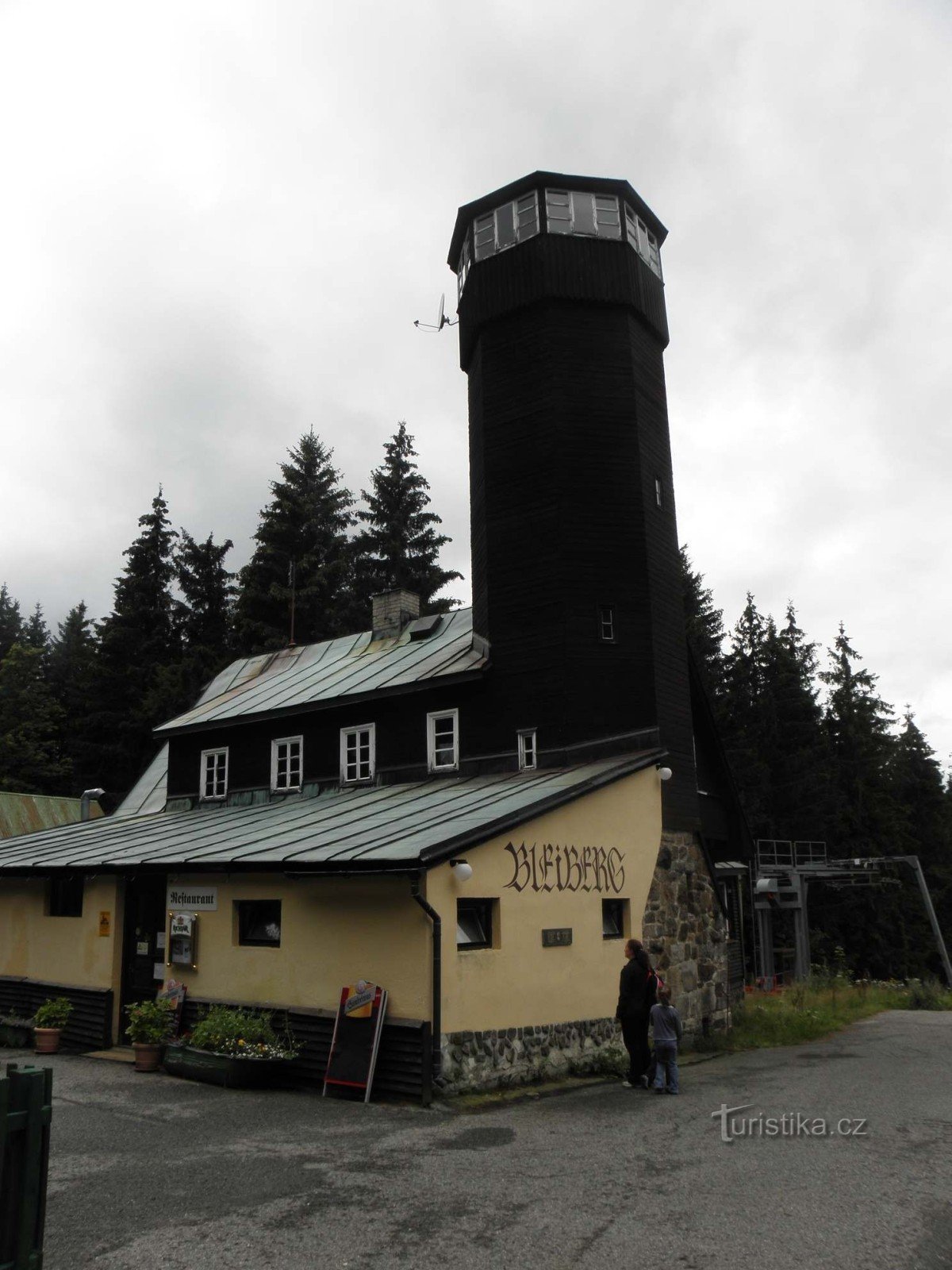 Πύργος επιφυλακής Bleiberg - Olovený vrch, Bublava - 12.8.2011