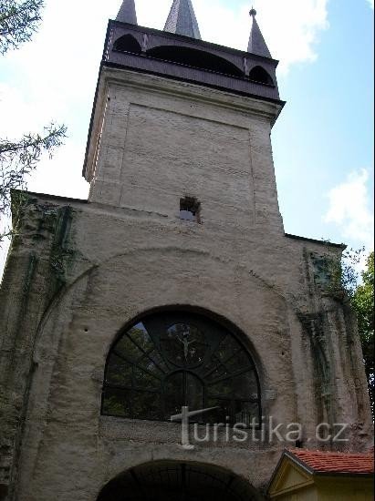 Bolfánek uitkijktoren: Uitzicht op de Bolfánek uitkijktoren