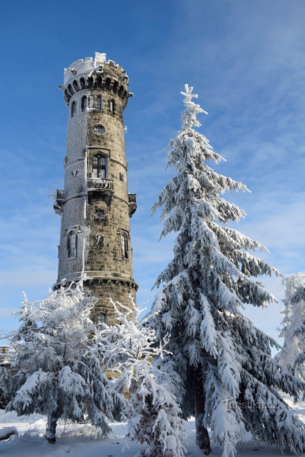 Torre panoramica di Děčínský Sněžník.