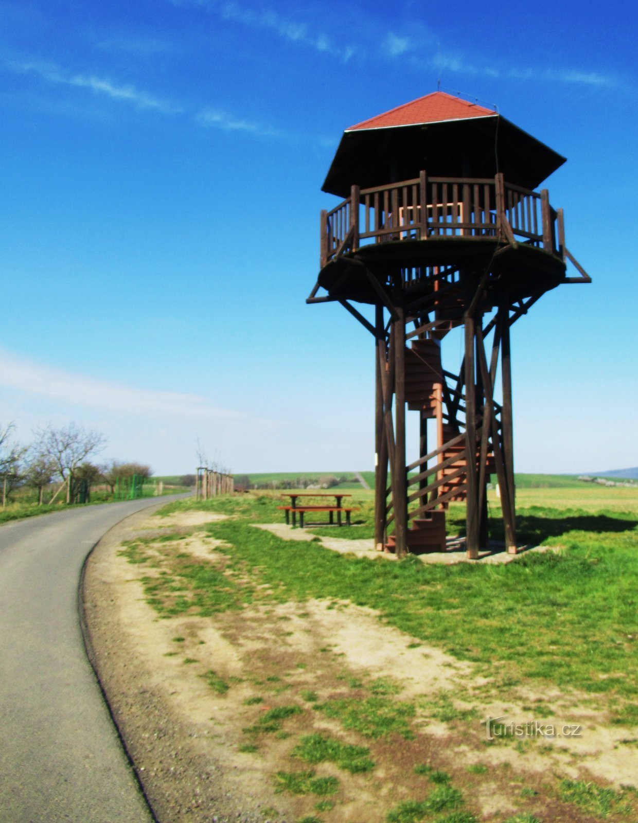 Torre de observação de Doubí na Slovácko