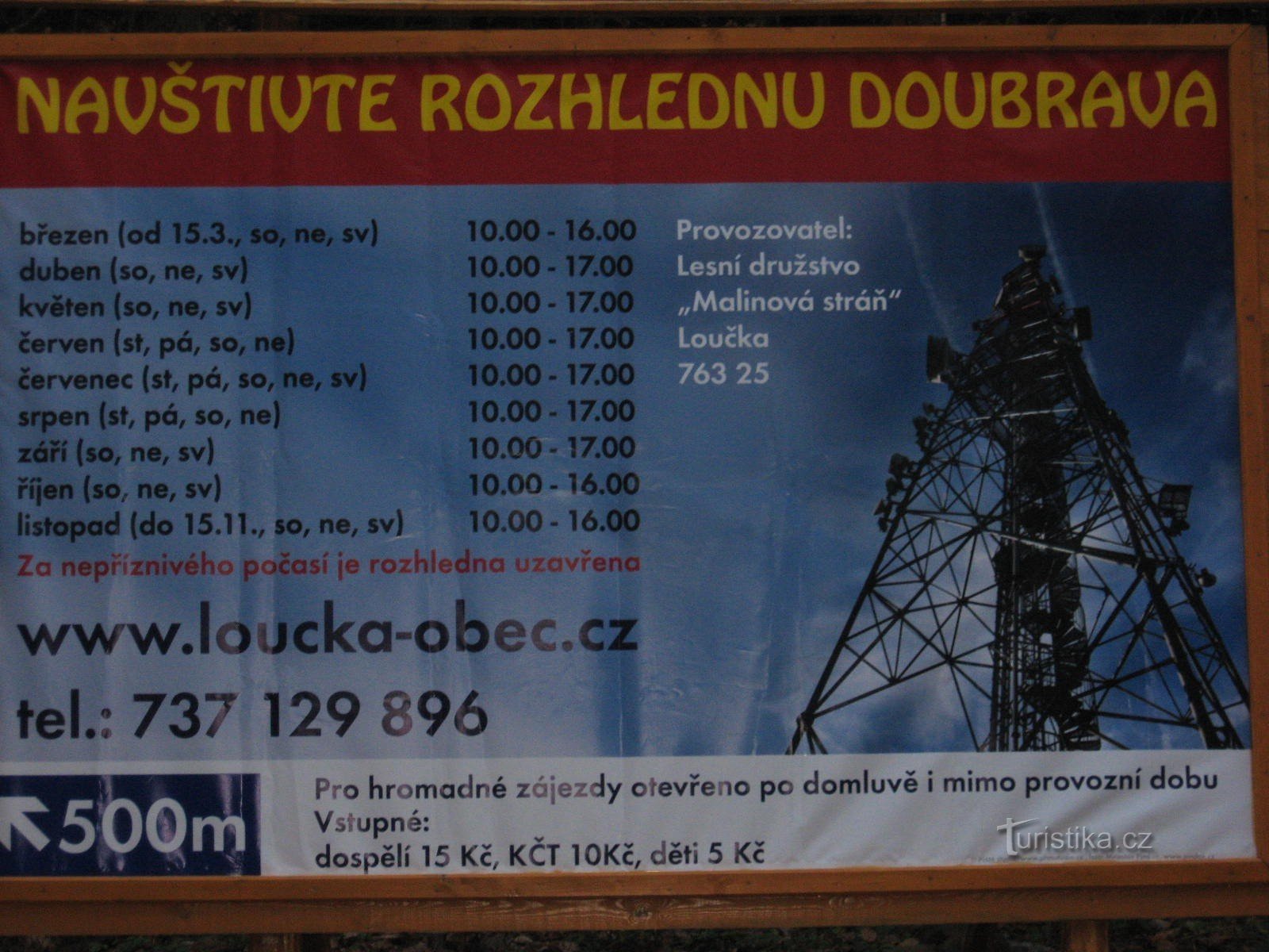 Wieża widokowa Doubrava