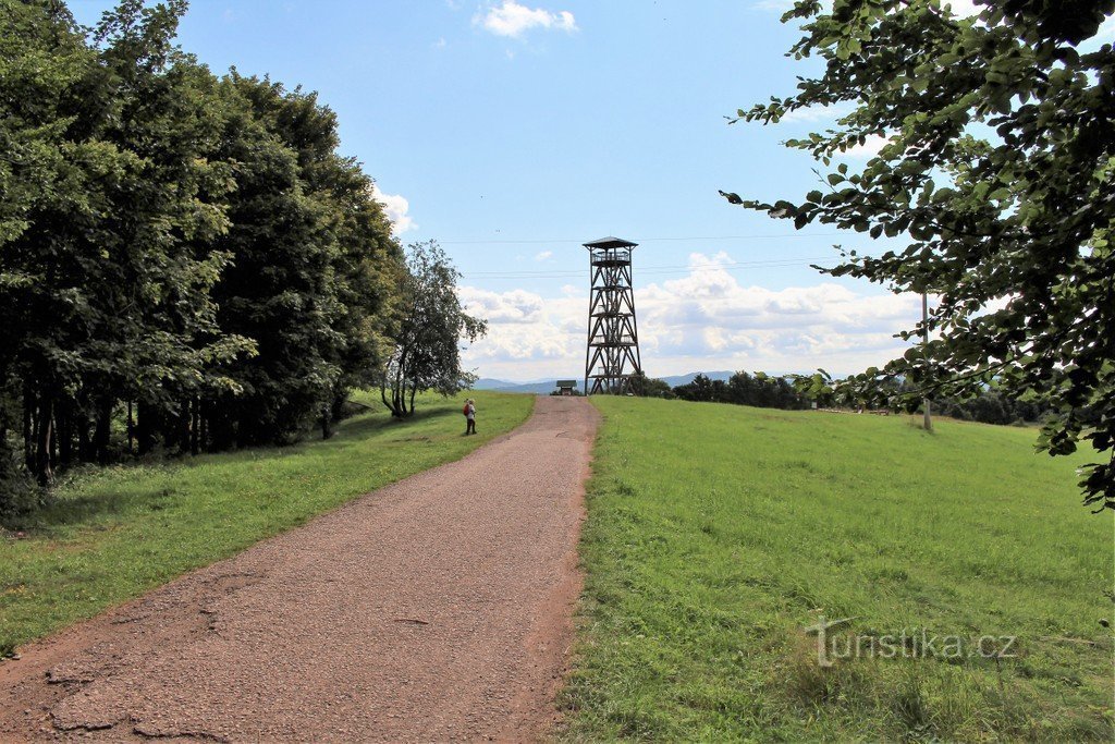 Eliška lookout, view from the north