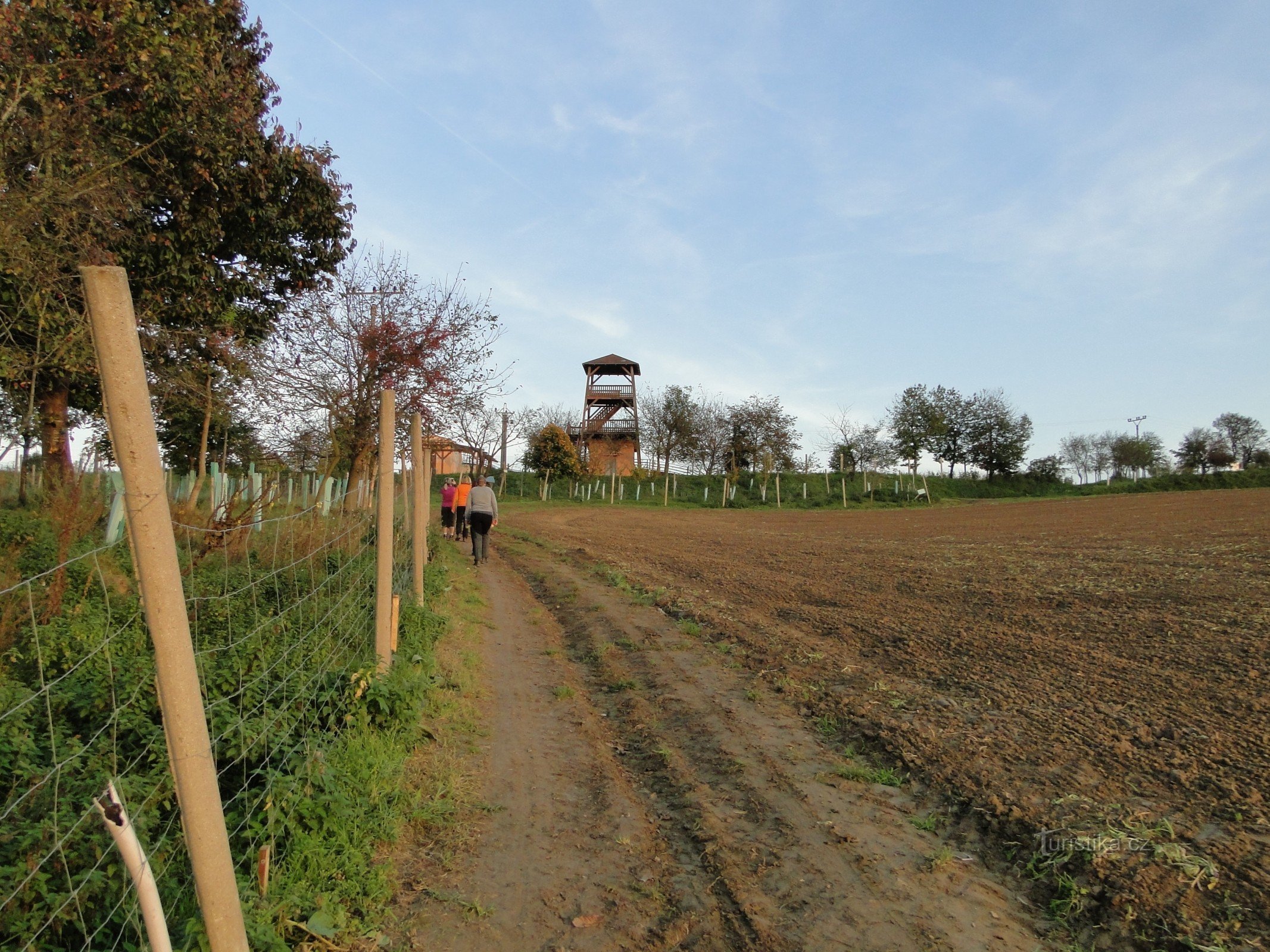 Torre vigía de Johanka en el pueblo de Hýsly