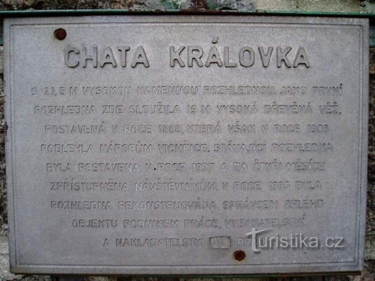 Královka mirador torre