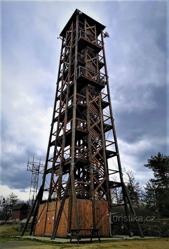 Milada lookout tower