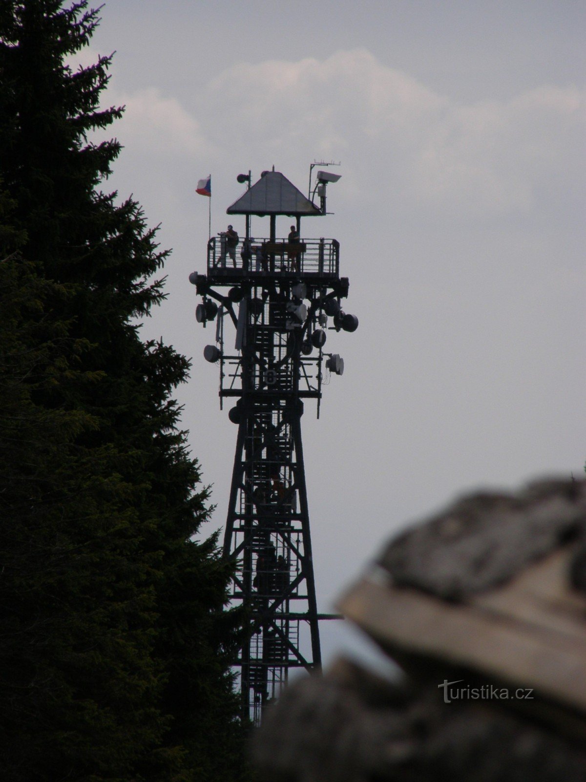 lookout tower on Černá hora