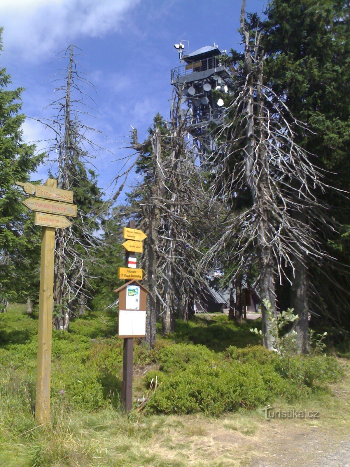 lookout tower on Černá hora