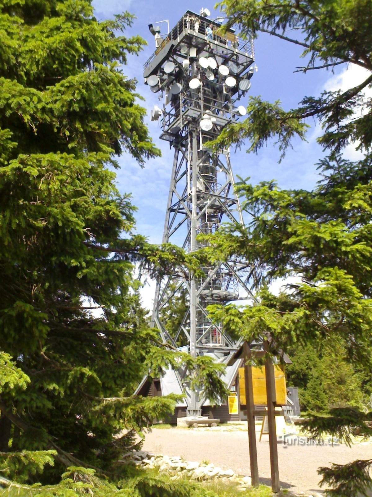 lookout tower on Černá hora