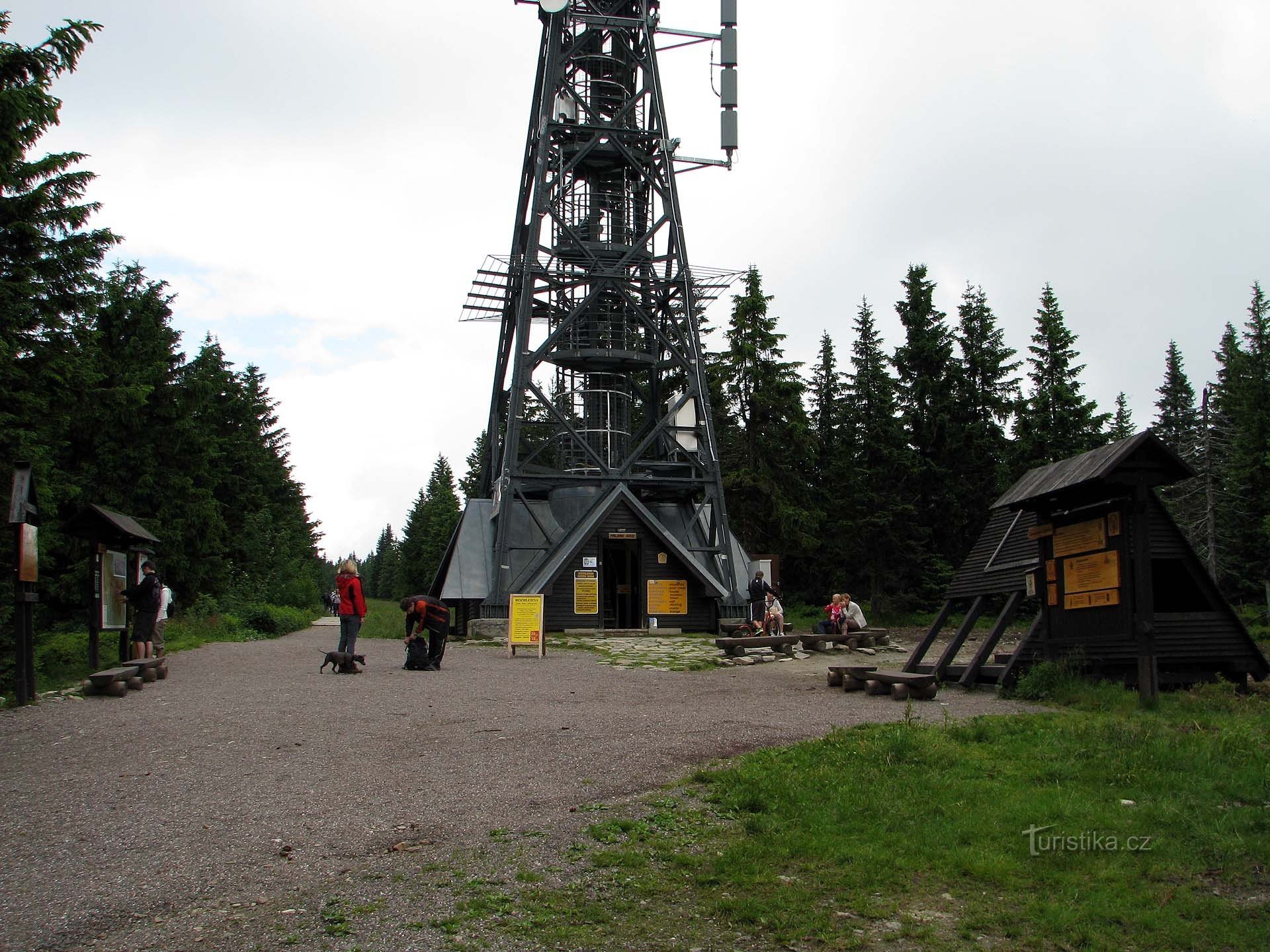 Lookout tower on Černá Hora