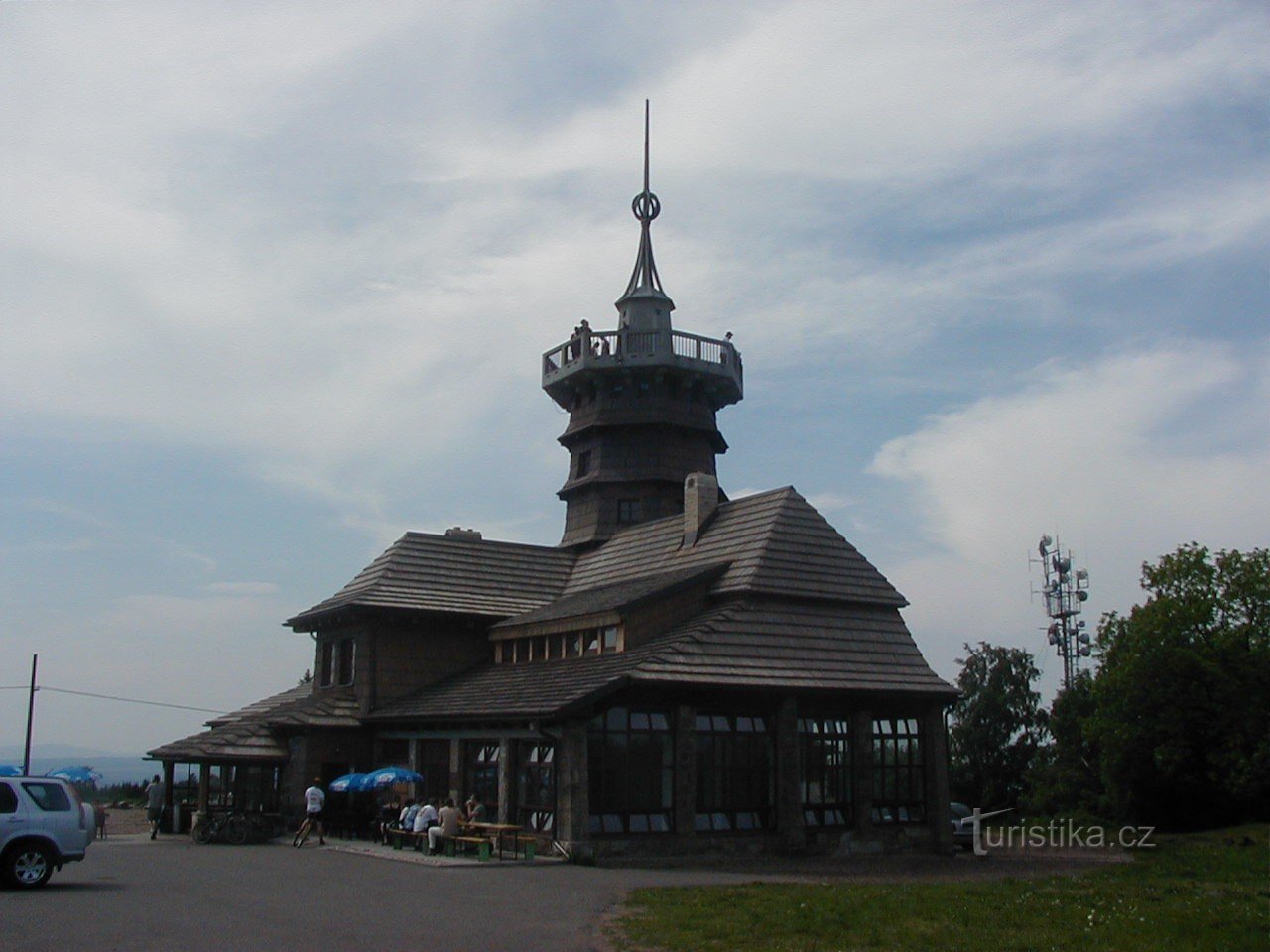 Wieża widokowa na Dobrošovie - chata Jiráskova
