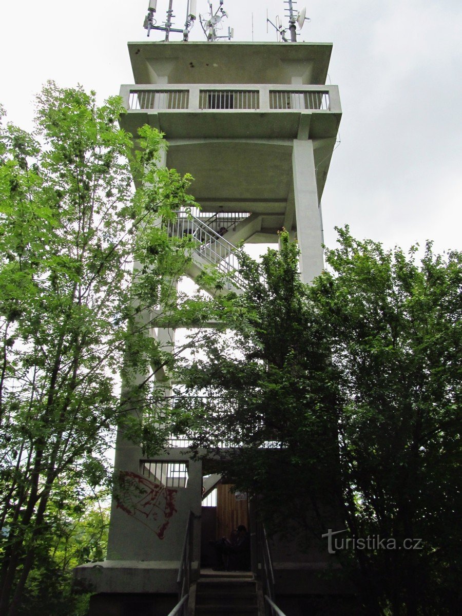 Udsigtstårn på Městská hora