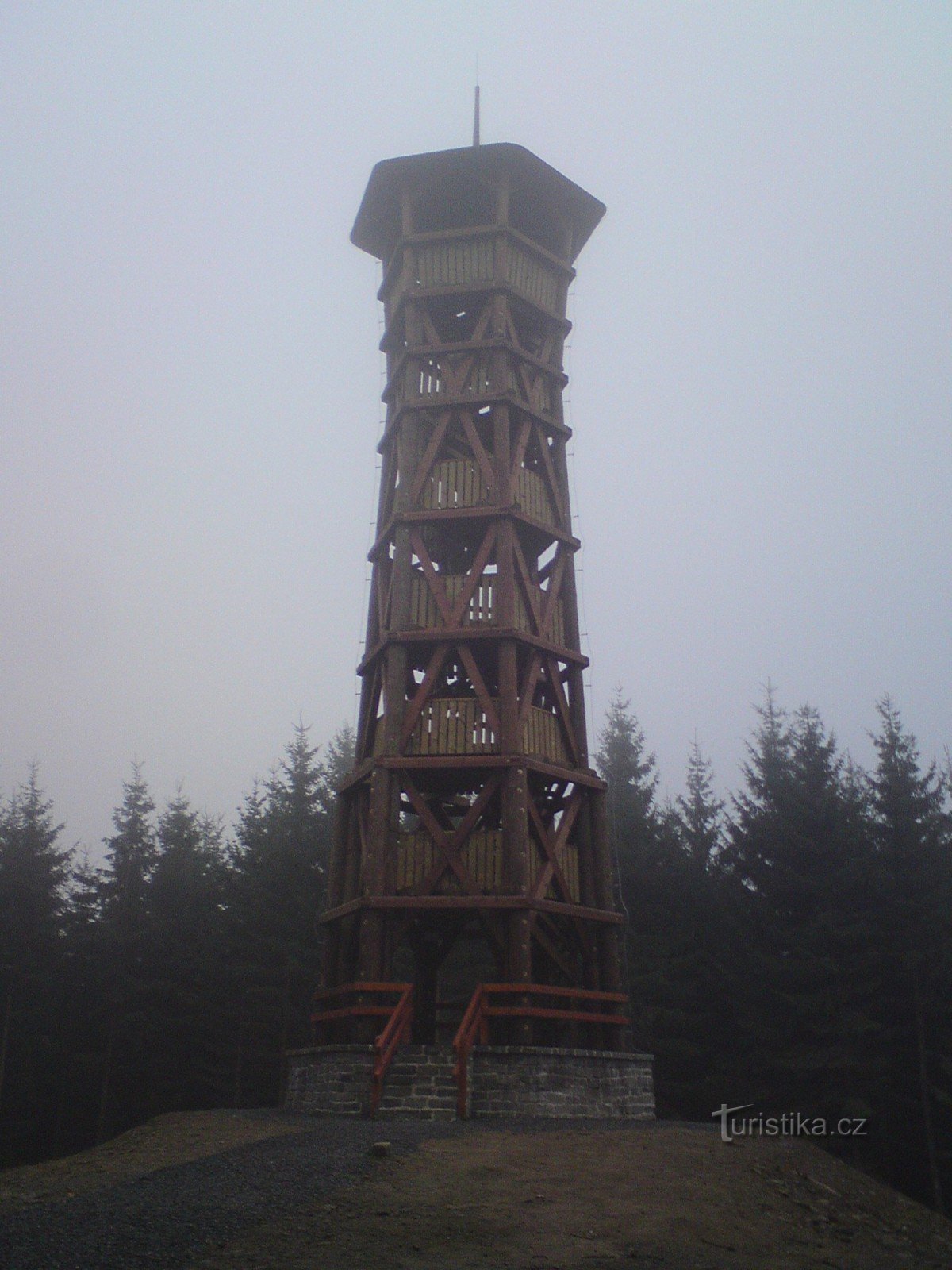 Torre di avvistamento su Miloňová Velké Karlovice