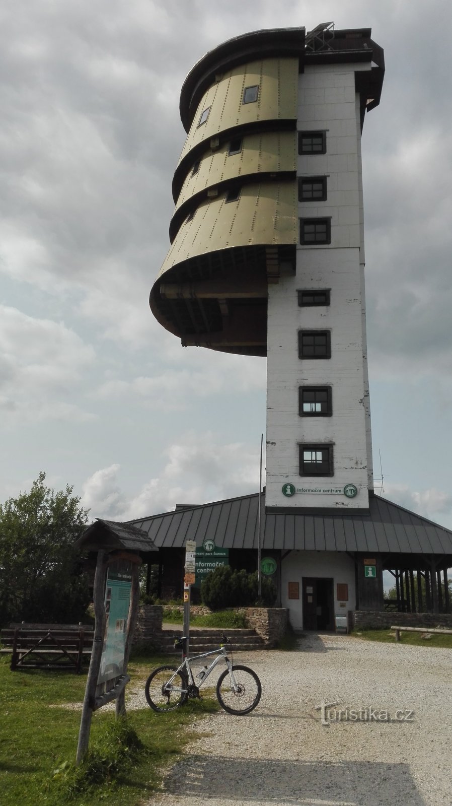 Lookout tower on Meridian.