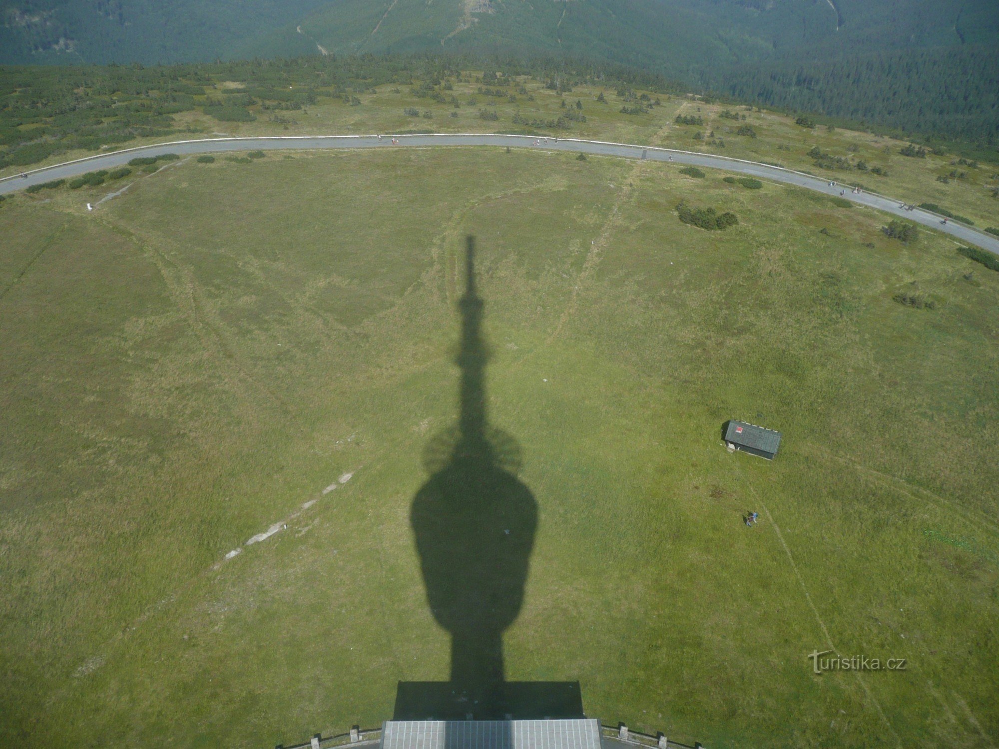 torre de observación en Praděd