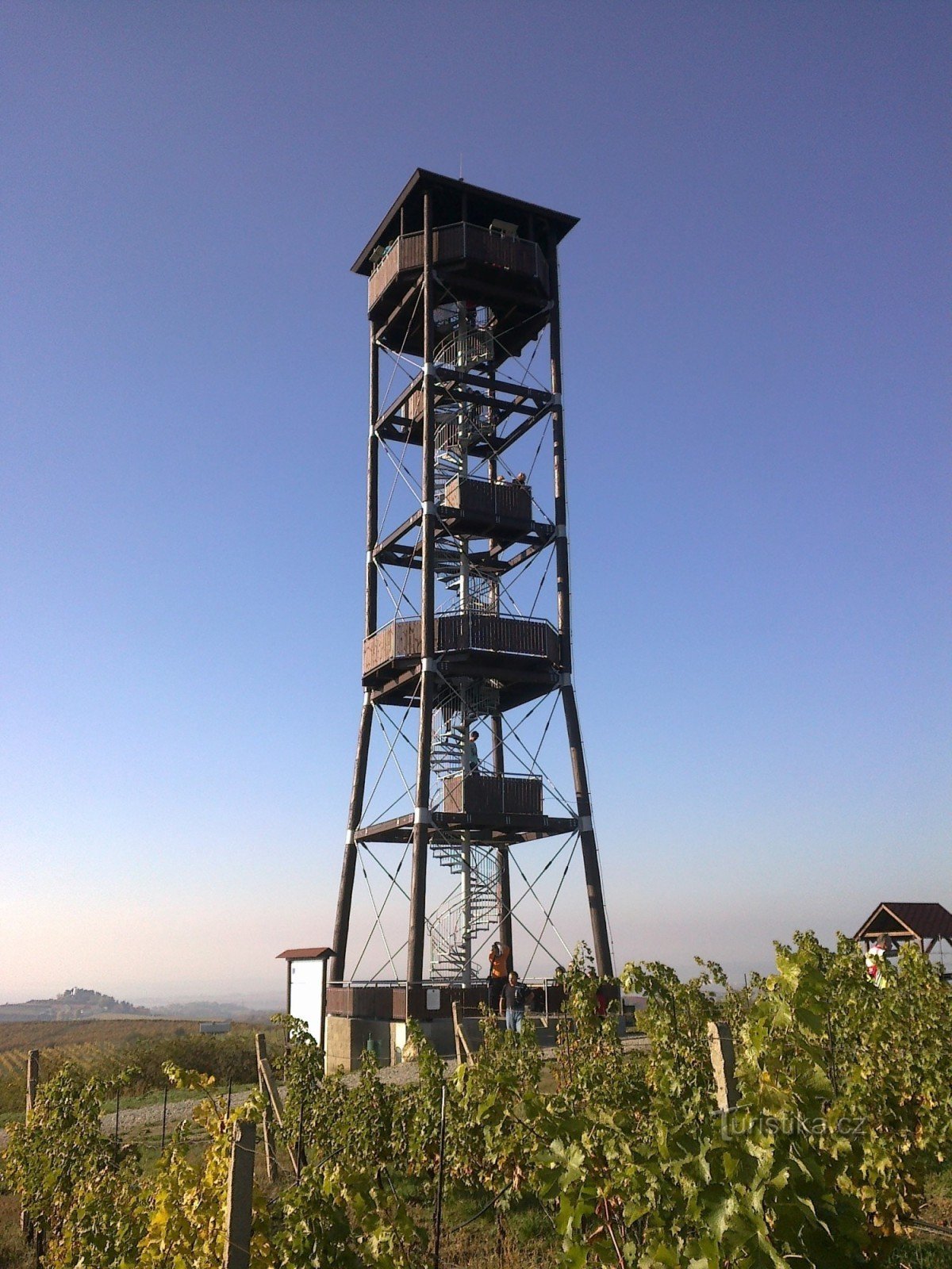 Udsigtstårn på Přítlucké hora nær Zaječí.