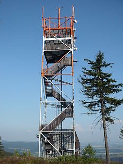 Ruprechtický Špičák 上的瞭望塔