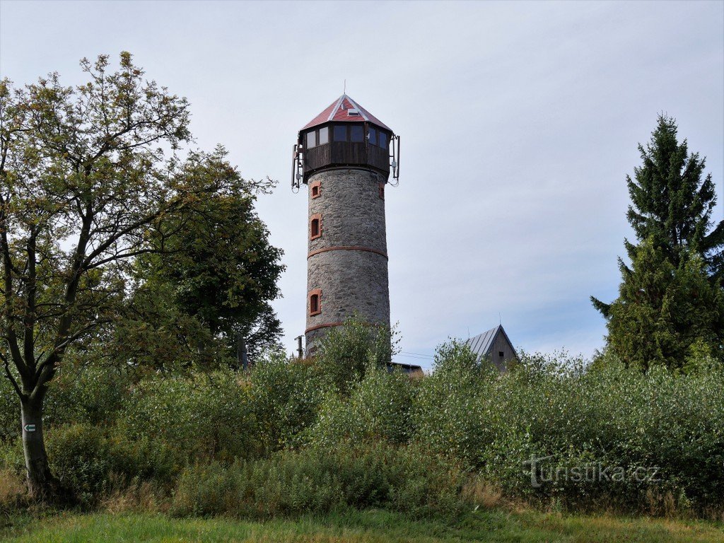 Udsigtstårn på Růžové vrch