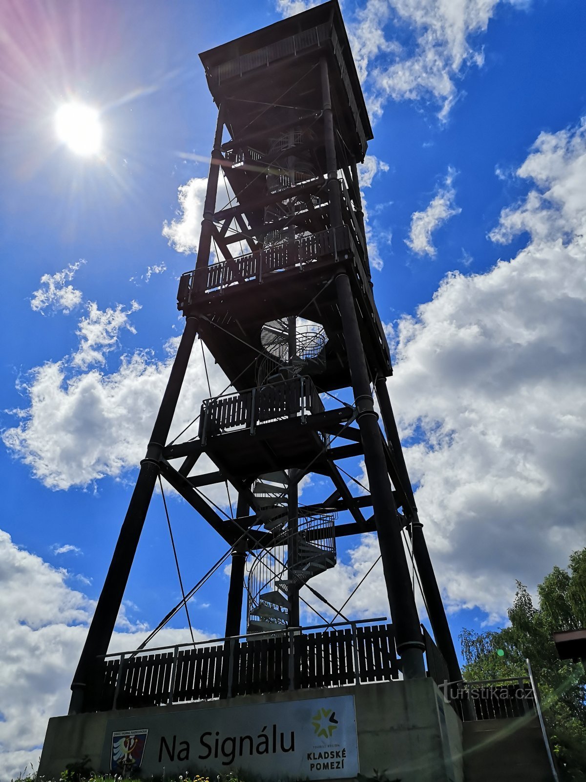 Torre de vigia em sinal