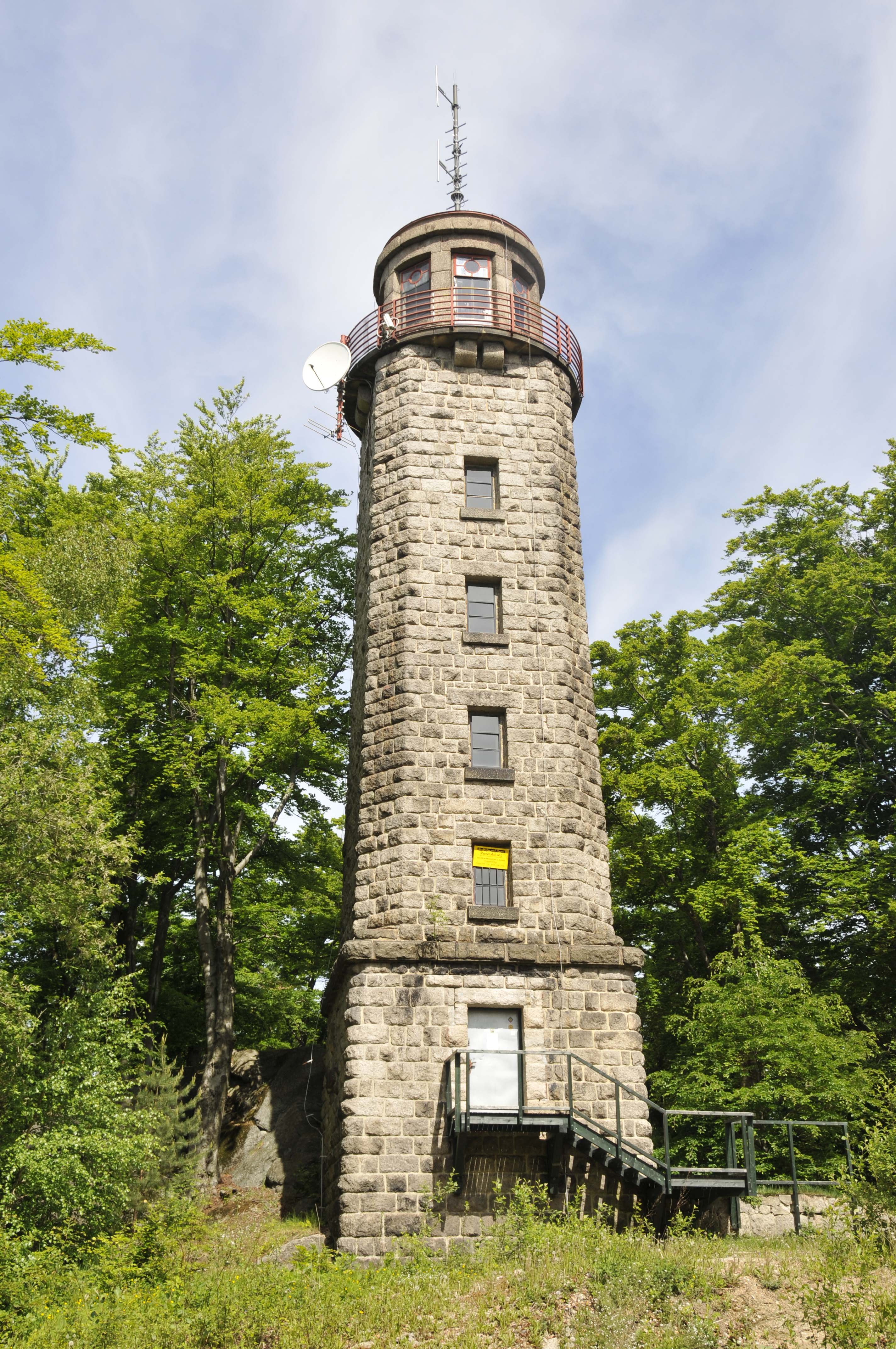 Lookout tower Na Stráži - Column in Bohemia