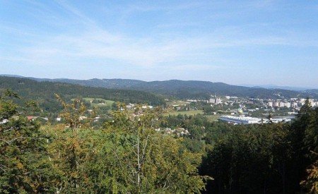 Aussichtsturm Na Stráži - Säule in Böhmen