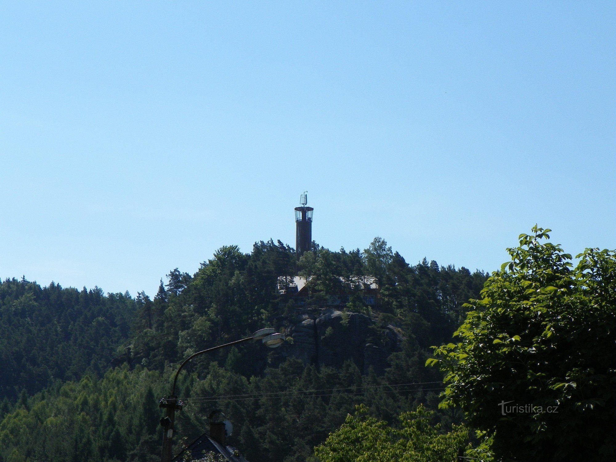 Torre vigía Na straži en Sloup en Bohemia