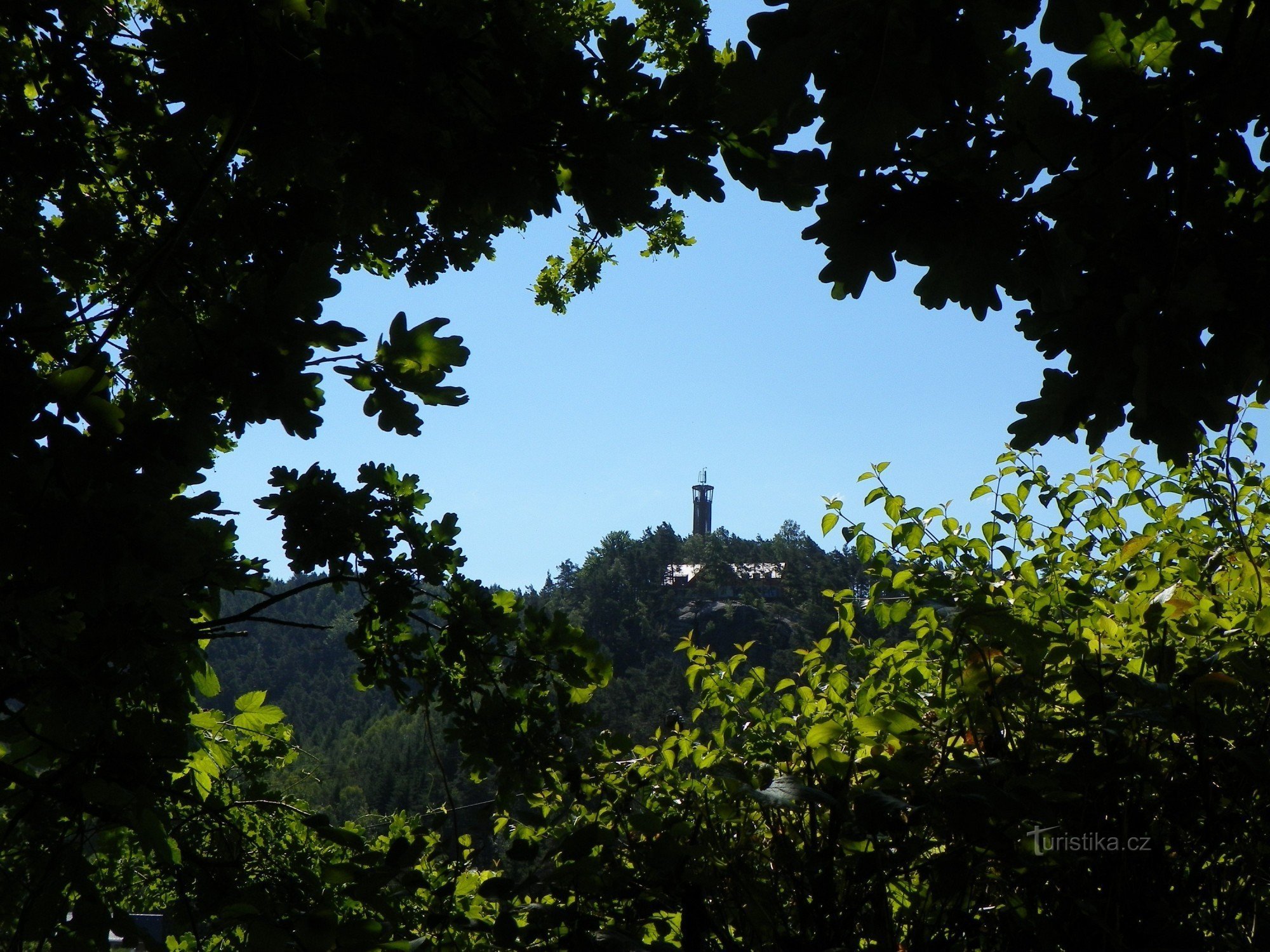 Tour de guet Na straži à Sloup en Bohême