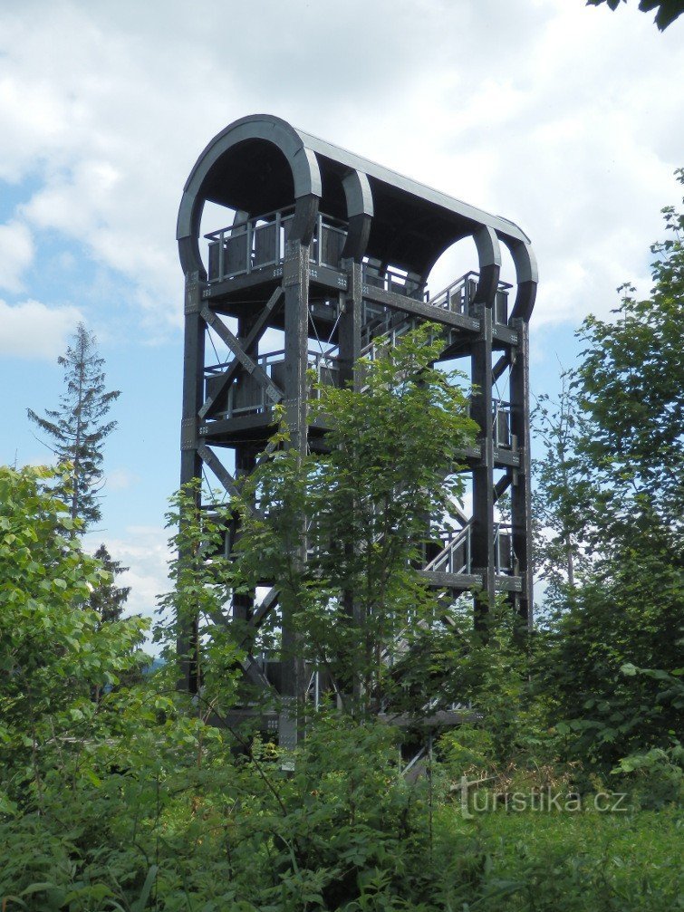 Lookout tower on Strážné vrch