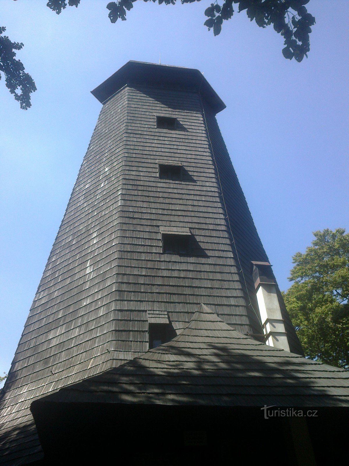 torre de vigia em Velky Blaník.