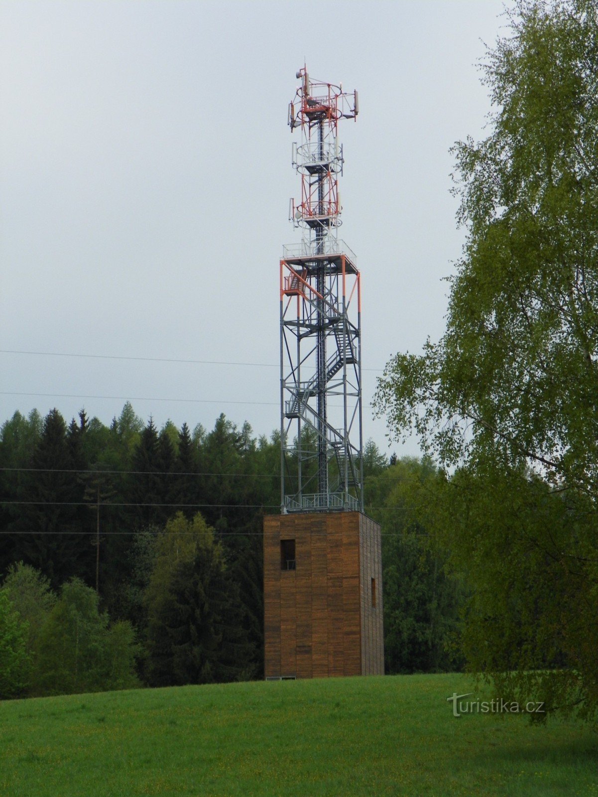 Utsiktstorn på Zuberské-kullen