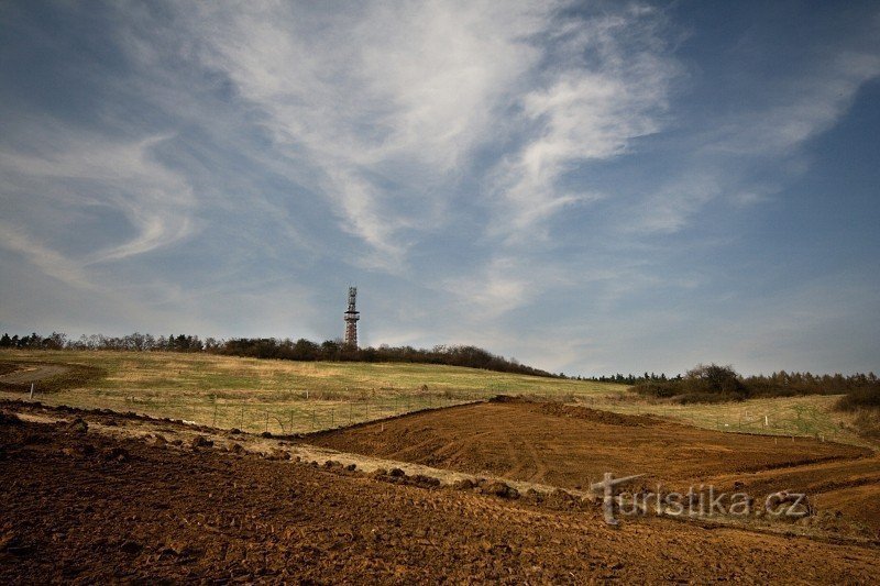 Belvédère depuis l'autoroute en construction