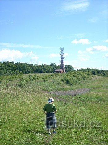 The lookout tower has already appeared...