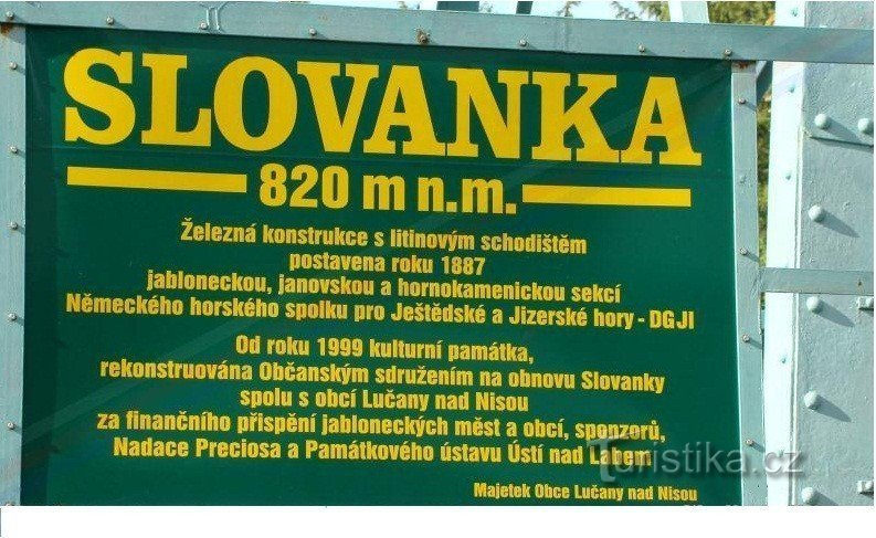 Slovanka lookout tower