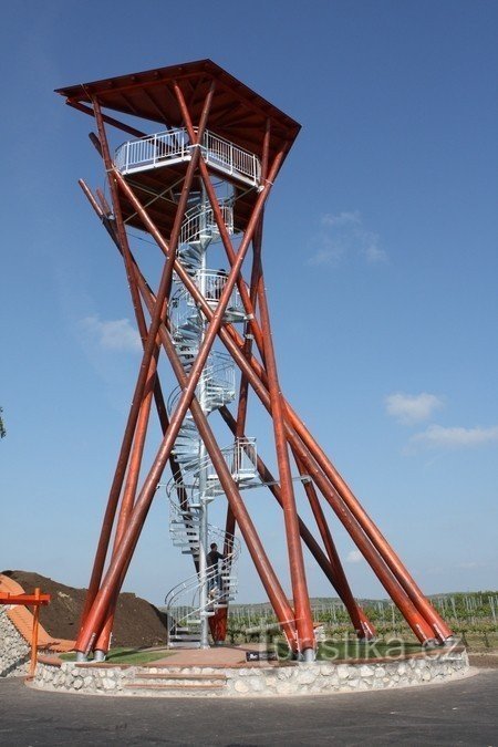 Zonnige uitkijktoren