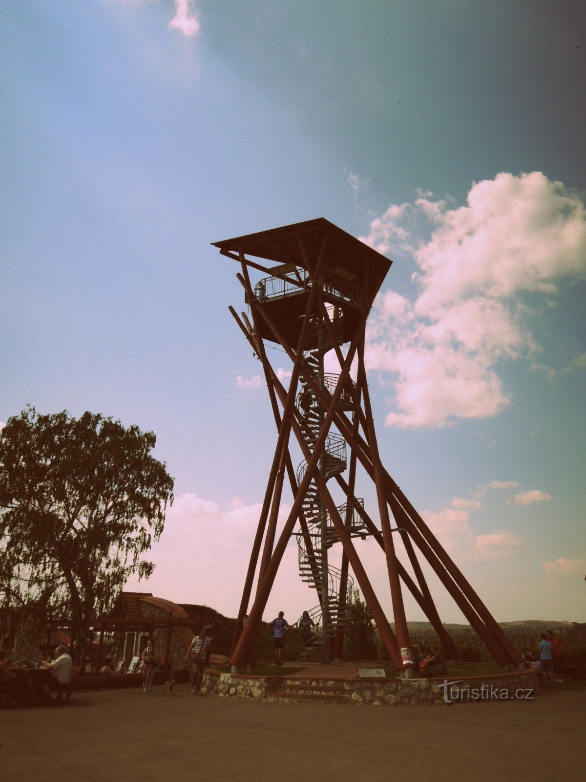 Velké Pavlovice 附近的 Slunečná 瞭望塔
