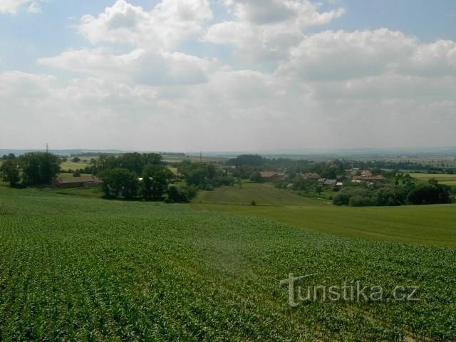 Aussichtsturm Státula: Blick vom Aussichtsturm Státula