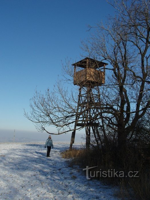 Torre de observación de Štátule - enero de 2009