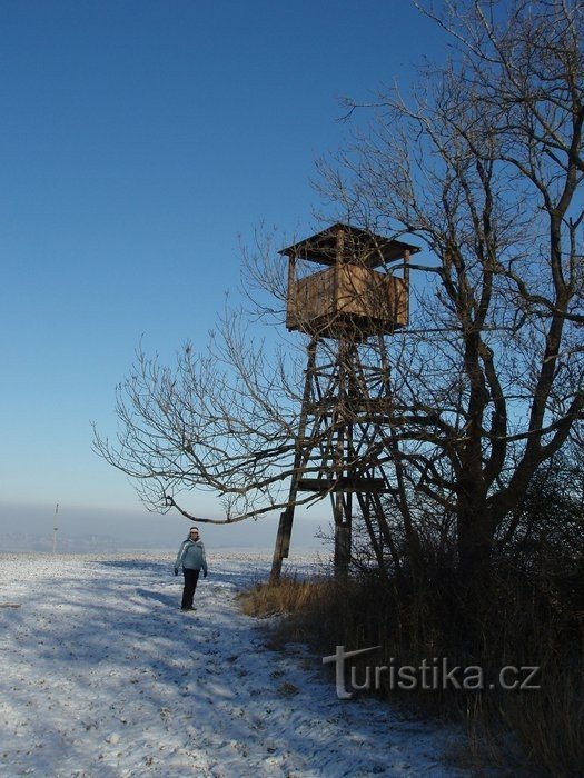 rozhledna Štátule - leden 2009