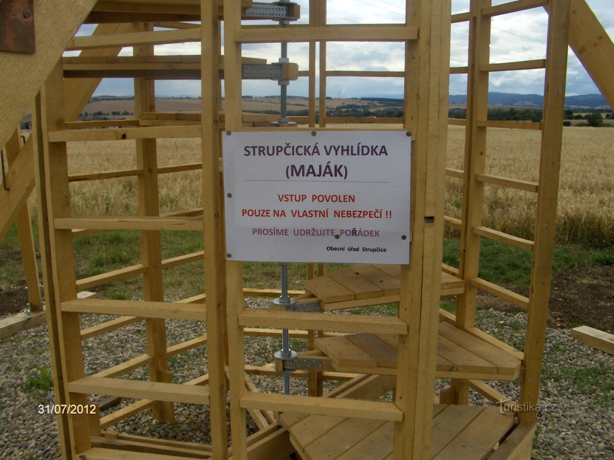 Strupcice kilátó.